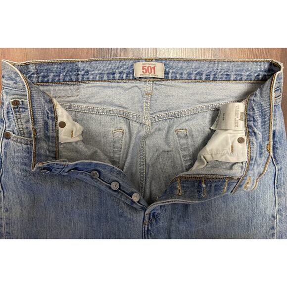 Vintage‎ Levi's 501xx Jeans Mens' Size 36x30 Button Fly Blue Denim L5155 537303 - Picture 4 of 6